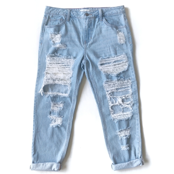 Cello Denim - SOLD - Cello distressed light wash midrise jeans